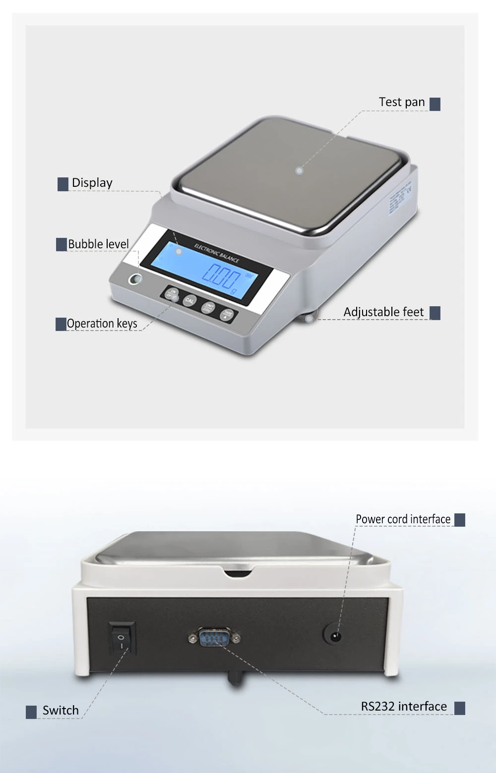 MK-E 0.01g Precision Balance
